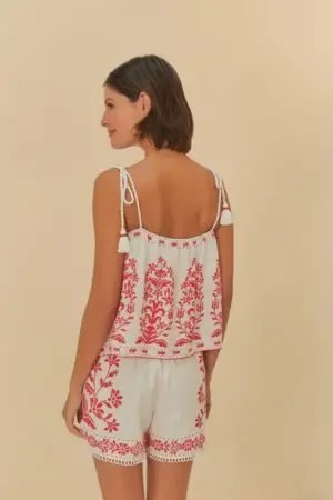 Regata Nesgas Estampada Relicário Tropical - Imagem 2